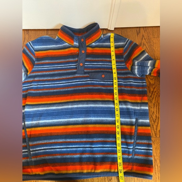 Eddie Bauer Mens Striped 1/4 Snap Fleece Sweater Size XL - Picture 9 of 10